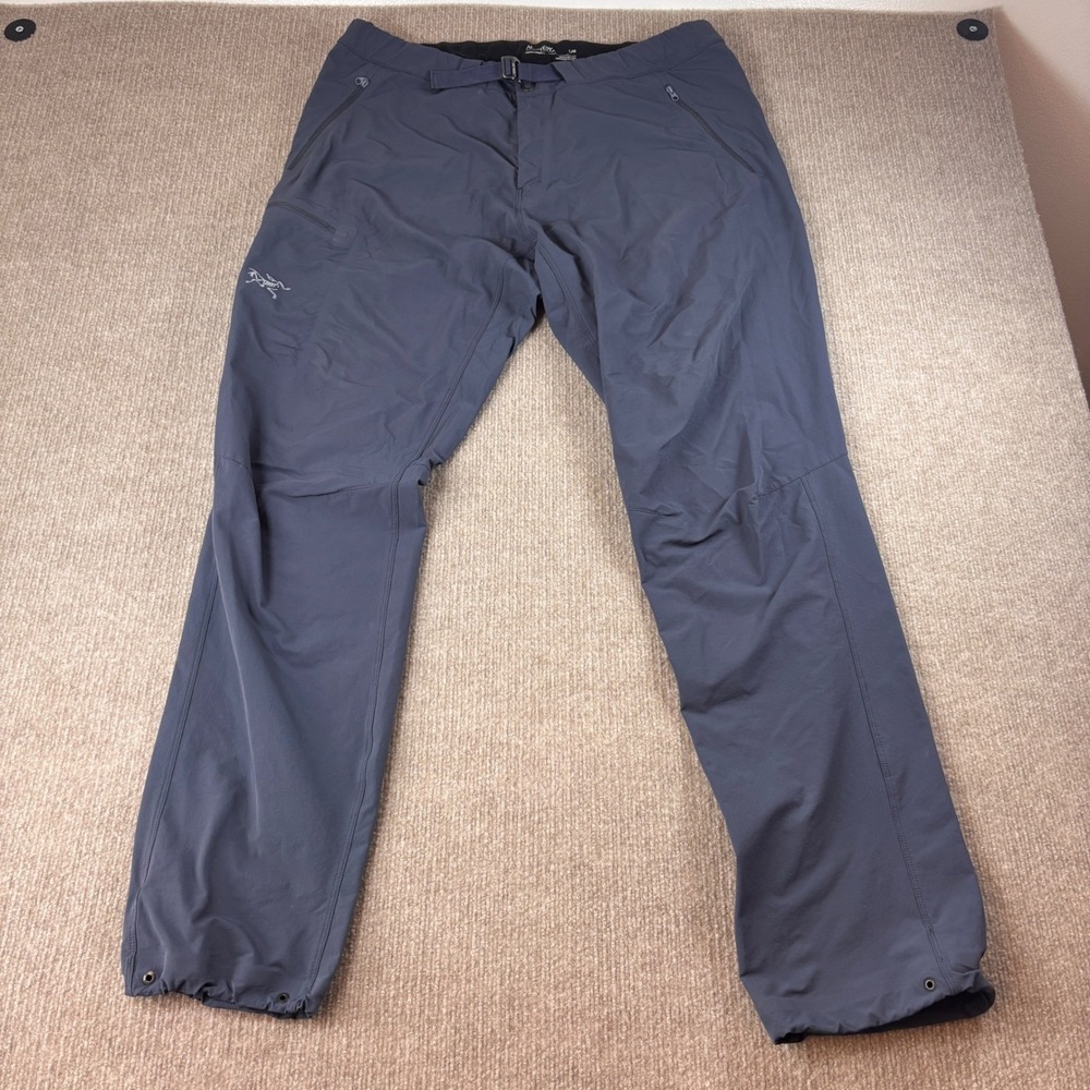 Arc'teryx Blue Gray Gamma LT Nylon Blend Hiking Pants Men's Size Large - Picture 2 of 10